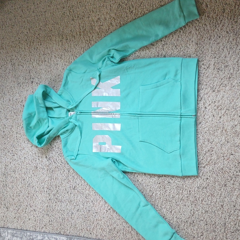 Victoria's Secret PINK Zip Up Lounge Hoodie. Size M